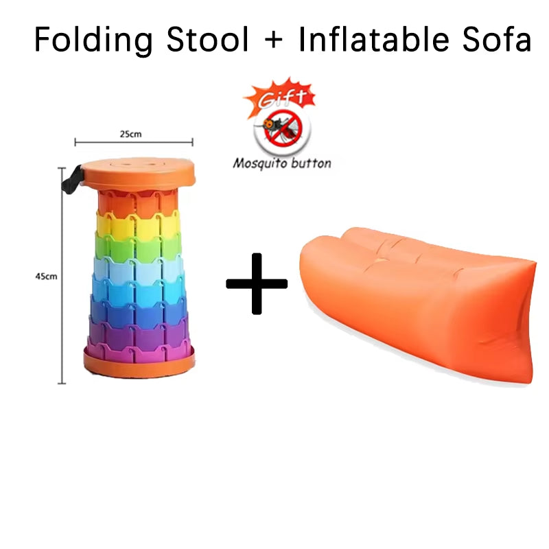 Hot Inflatable Lounger Air Sofa Chair Camping & Beach Accessories Portable Water Proof Couch for Hiking Picnics Outdoor Tik Yin