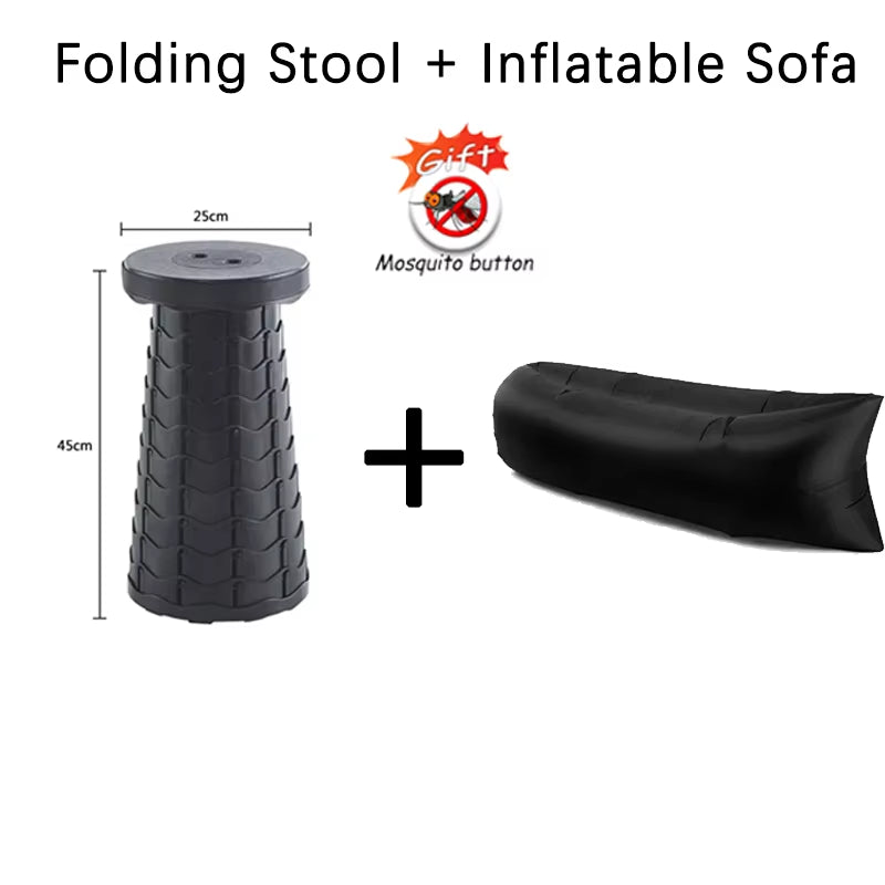 Hot Inflatable Lounger Air Sofa Chair Camping & Beach Accessories Portable Water Proof Couch for Hiking Picnics Outdoor Tik Yin