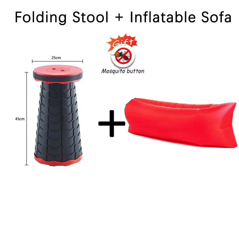 Hot Inflatable Lounger Air Sofa Chair Camping & Beach Accessories Portable Water Proof Couch for Hiking Picnics Outdoor Tik Yin