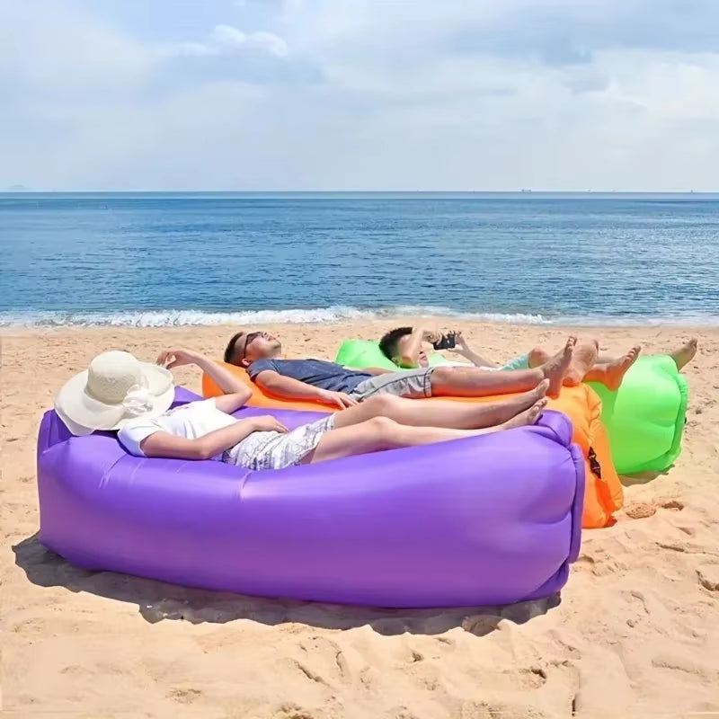 Hot Inflatable Lounger Air Sofa Chair Camping & Beach Accessories Portable Water Proof Couch for Hiking Picnics Outdoor Tik Yin