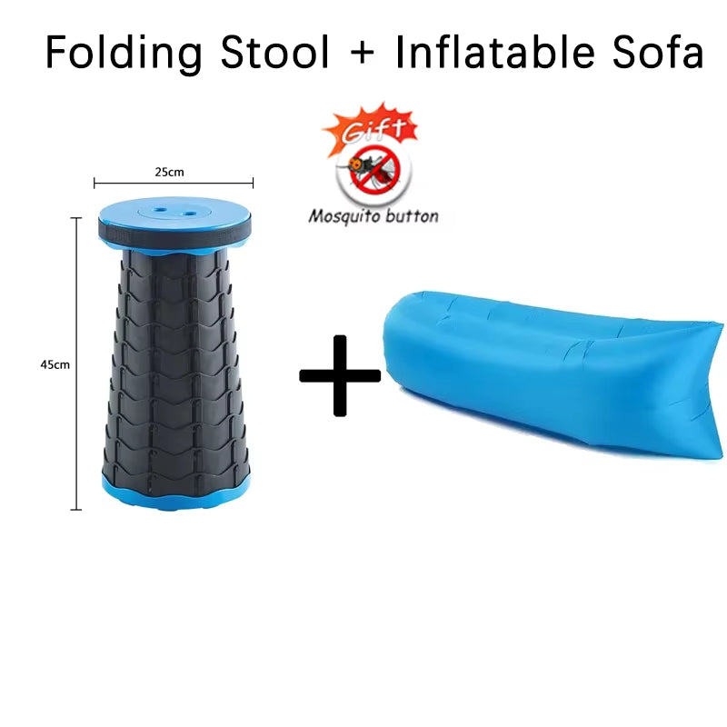 Hot Inflatable Lounger Air Sofa Chair Camping & Beach Accessories Portable Water Proof Couch for Hiking Picnics Outdoor Tik Yin