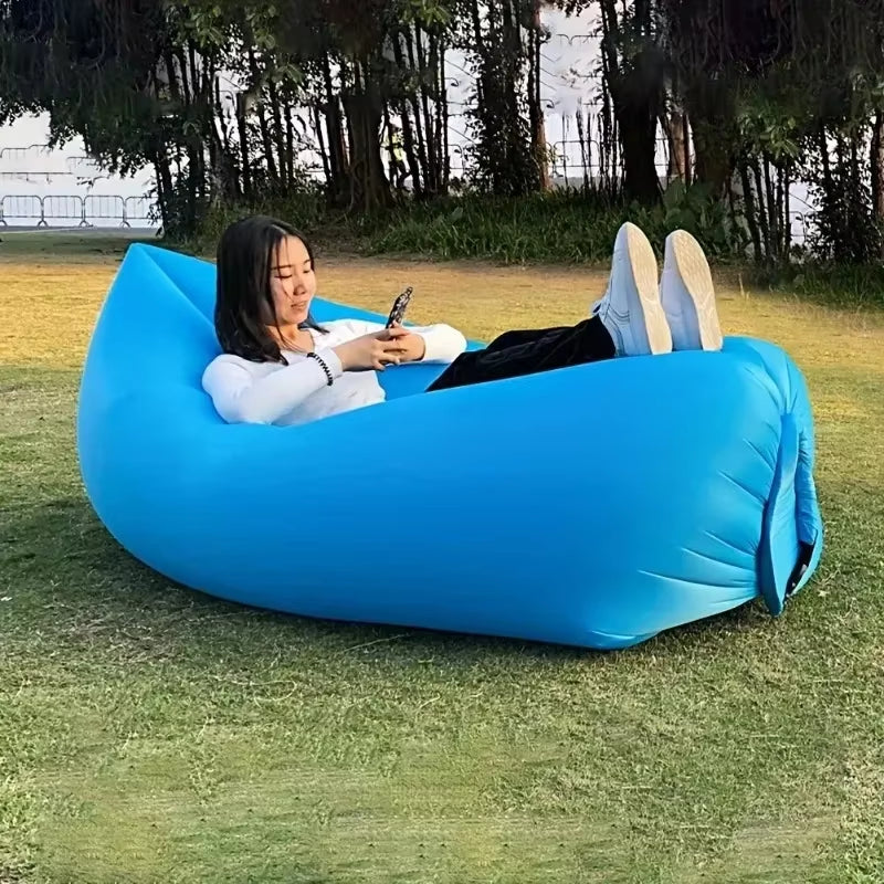 Hot Inflatable Lounger Air Sofa Chair Camping & Beach Accessories Portable Water Proof Couch for Hiking Picnics Outdoor Tik Yin