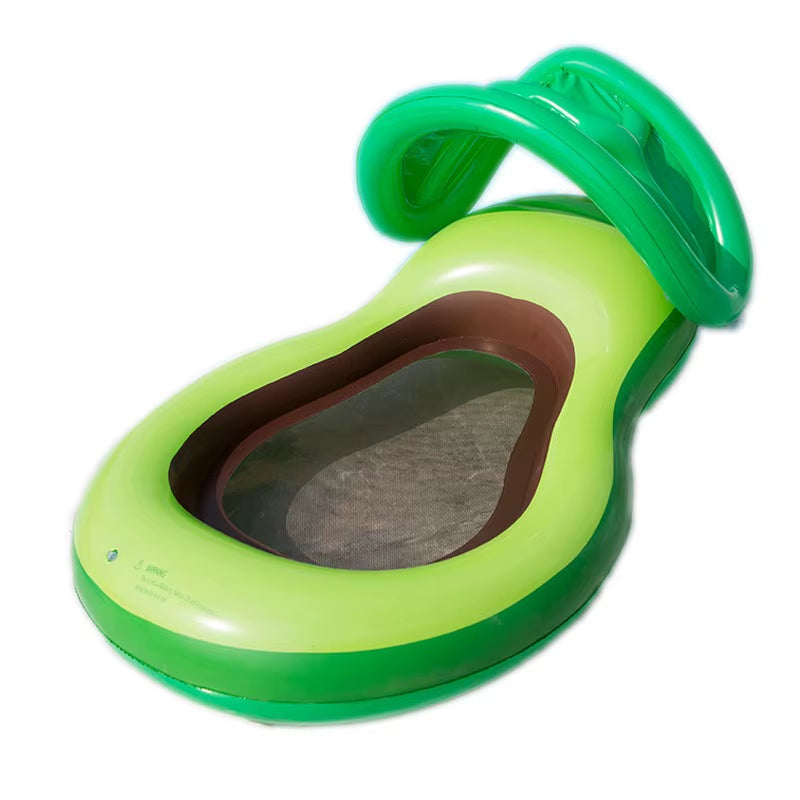 Inflatable Avocado Pool Float, Raft Outdoor Swimming Pool Inflatable Float, Fun Pool Floaties -Summer Pool Raft