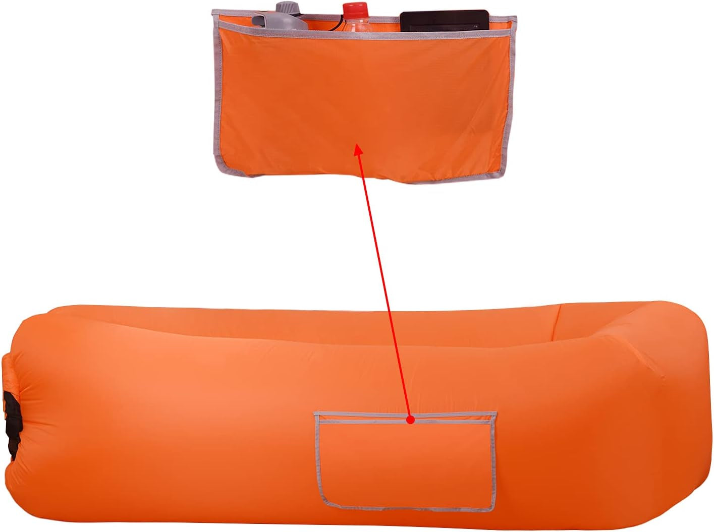 Inflatable Lounger Air Sofa for Backyard Lakeside Beach Traveling Camping,Portable Hammock,Water Proof, Anti-Air Leaking
