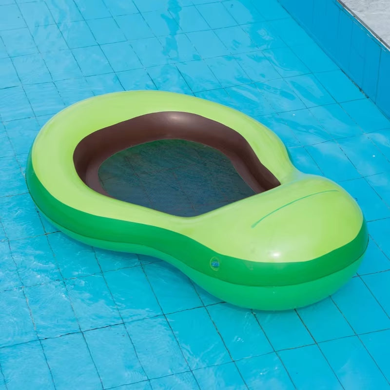 Inflatable Avocado Pool Float, Raft Outdoor Swimming Pool Inflatable Float, Fun Pool Floaties -Summer Pool Raft