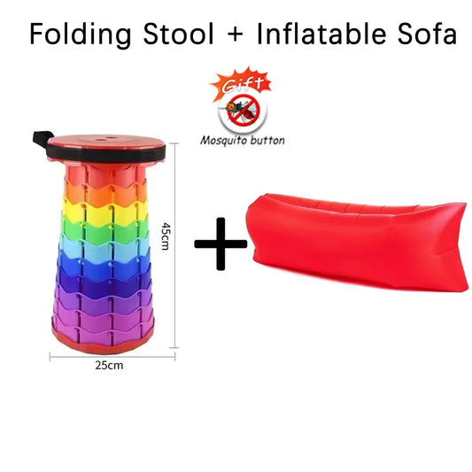 Hot Inflatable Lounger Air Sofa Chair Camping & Beach Accessories Portable Water Proof Couch for Hiking Picnics Outdoor Tik Yin